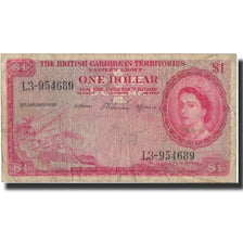 Billet, British Caribbean Territories, 1 Dollar, 1959, 1959-01-02, KM:7c, B+