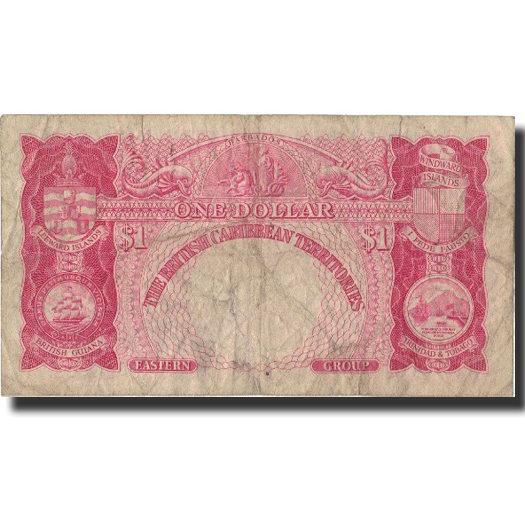 Banknote, British Caribbean Territories, 1 Dollar, 1959, 1959-01-02, KM:7c