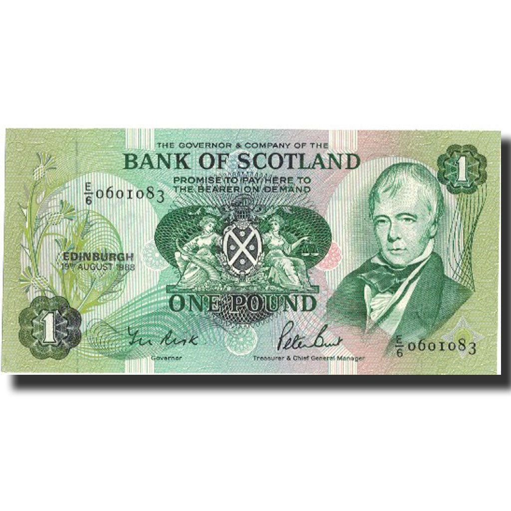 Banknote, Scotland, 1 Pound, 1988, 1988-08-19, KM:111g, UNC(65-70)