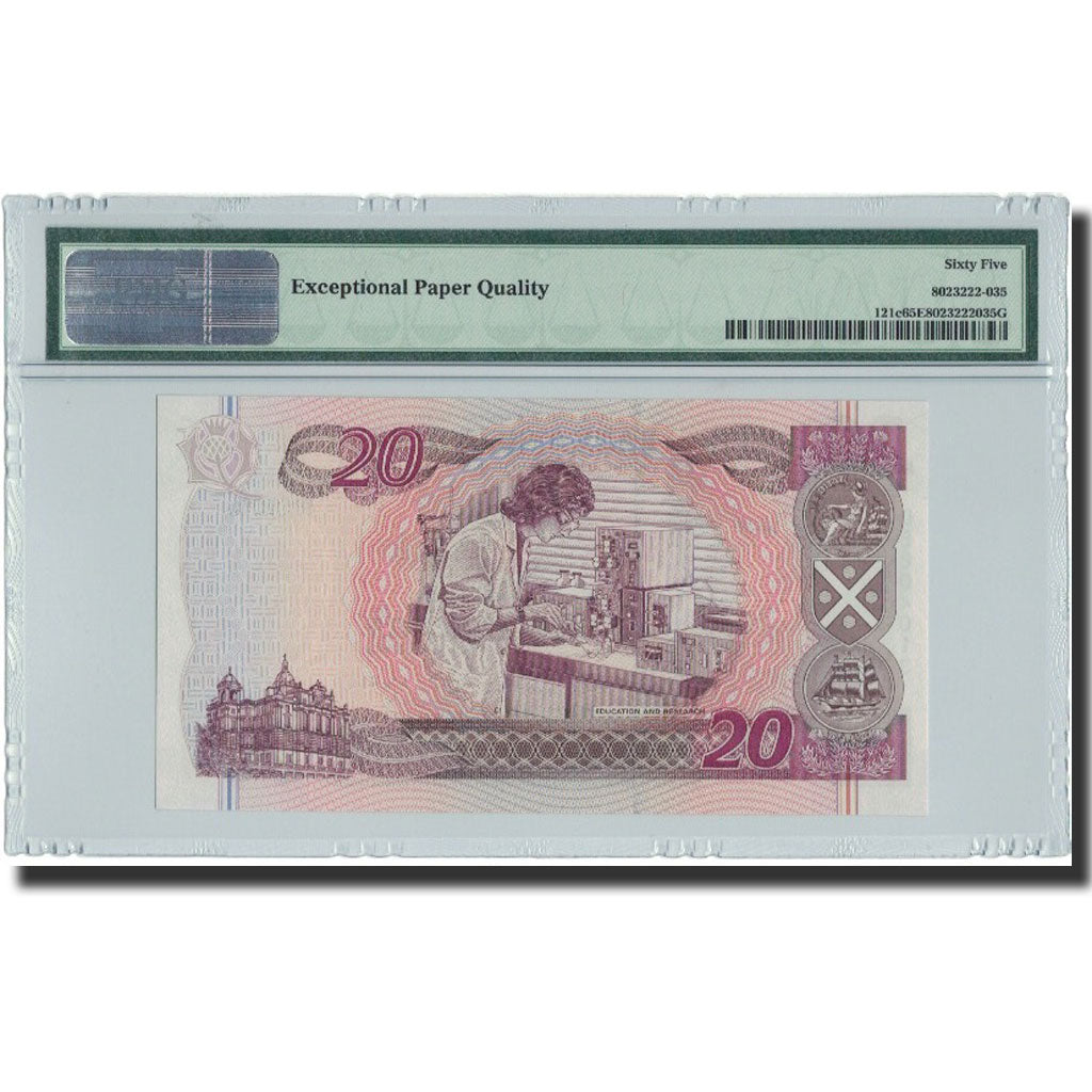 Banknote, Scotland, 20 Pounds, 1999, 1999-03-22, KM:121c, graded, PMG