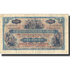 Billete, 1 Pound, 1934, Escocia, KM:189b, 1934-08-08, BC+