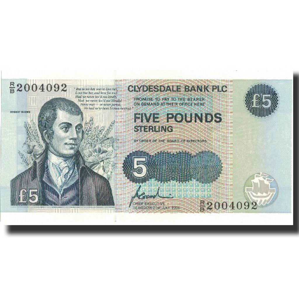 Banknote, Scotland, 5 Pounds, 1996, 1996-07-21, KM:224c, UNC(64)
