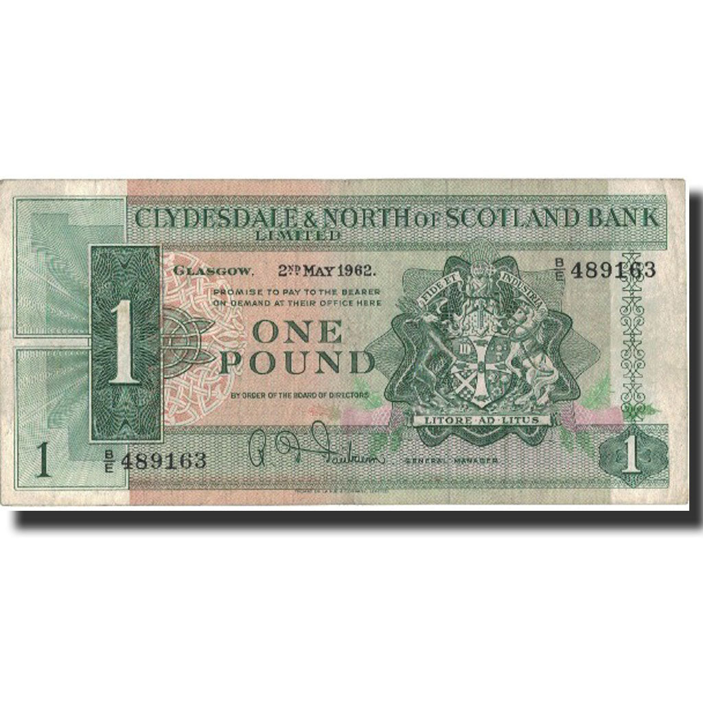 Banknote, Scotland, 1 Pound, 1962, 1962-05-02, KM:195a, VF(30-35)