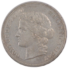 SWITZERLAND, 5 Francs, 1907, Bern, KM #34, EF(40-45), Silver, 37, 25.00