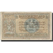 Billete, 1 Pound, 1941, Escocia, KM:91b, 1941-03-01, BC