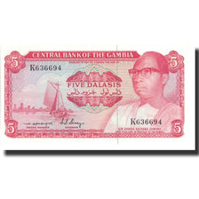 Banknote, The Gambia, 5 Dalasis, undated (1972-86), KM:5b, UNC(65-70)