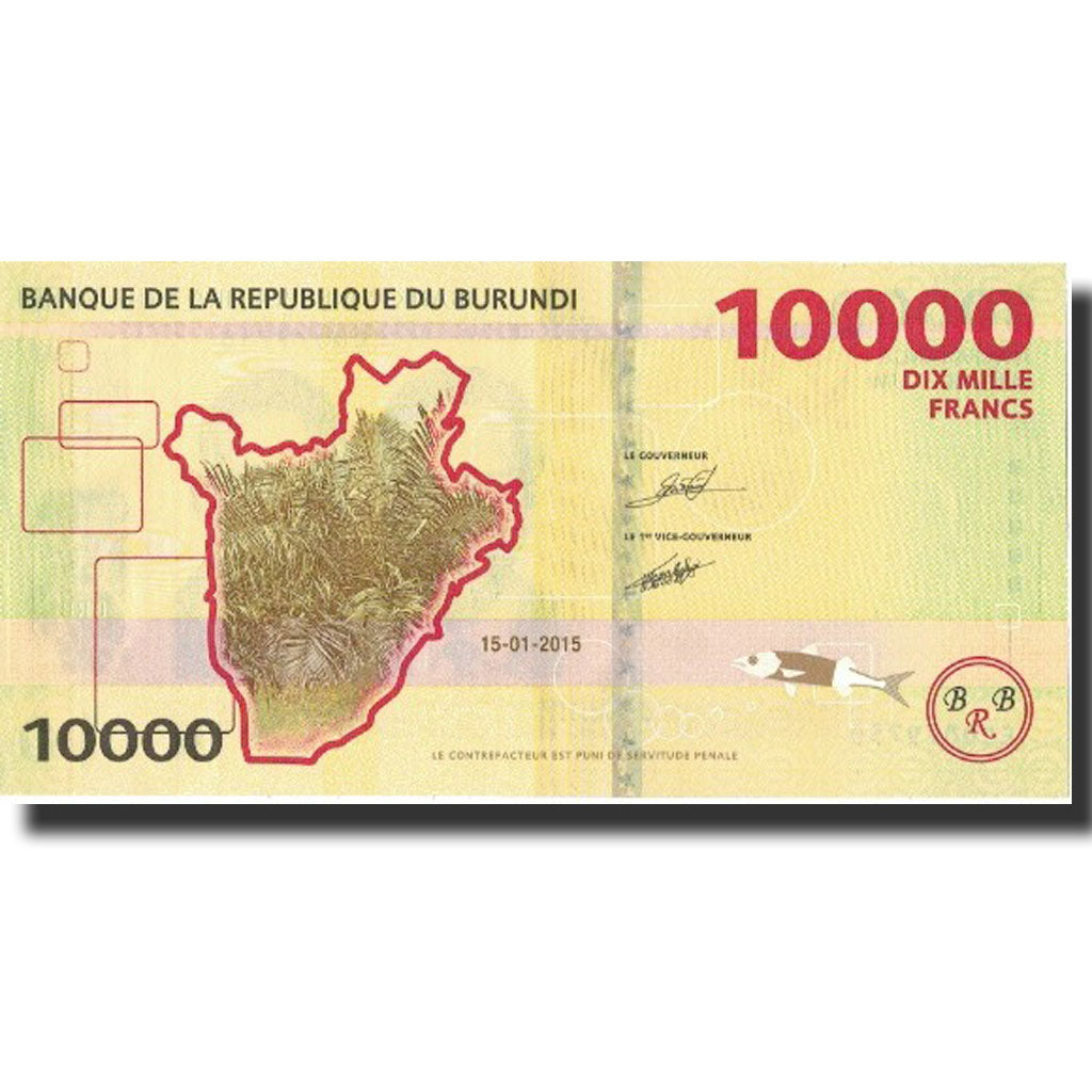 Banknote, Burundi, 10,000 Francs, 2015, 2015.01.15, UNC(65-70)