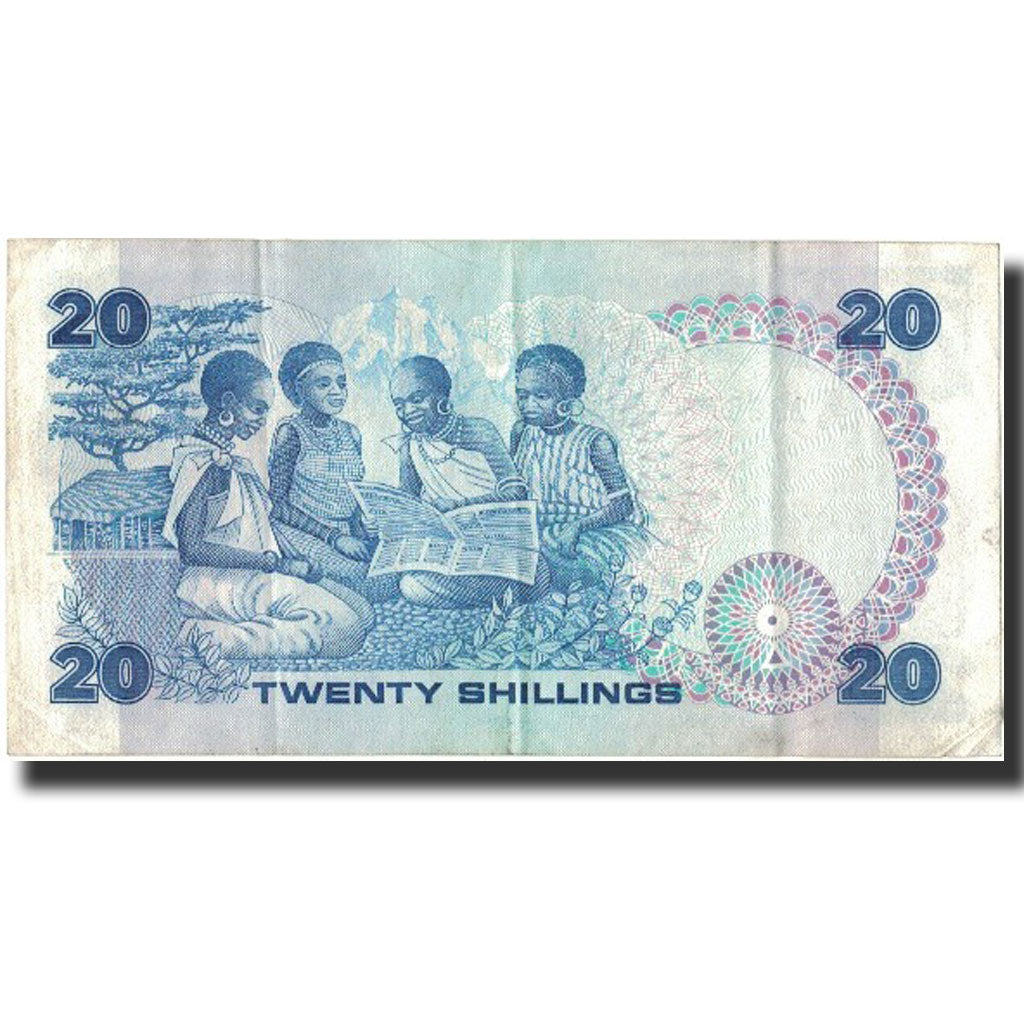 Billet, Kenya, 20 Shillings, 1986, 1986-09-14, KM:21e, TTB
