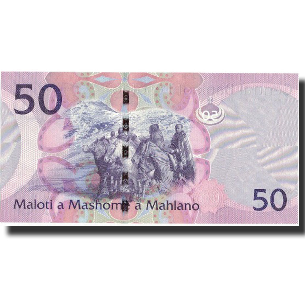 Banknote, Lesotho, 50 Maloti, 2010, 2010, KM:23, UNC(65-70)