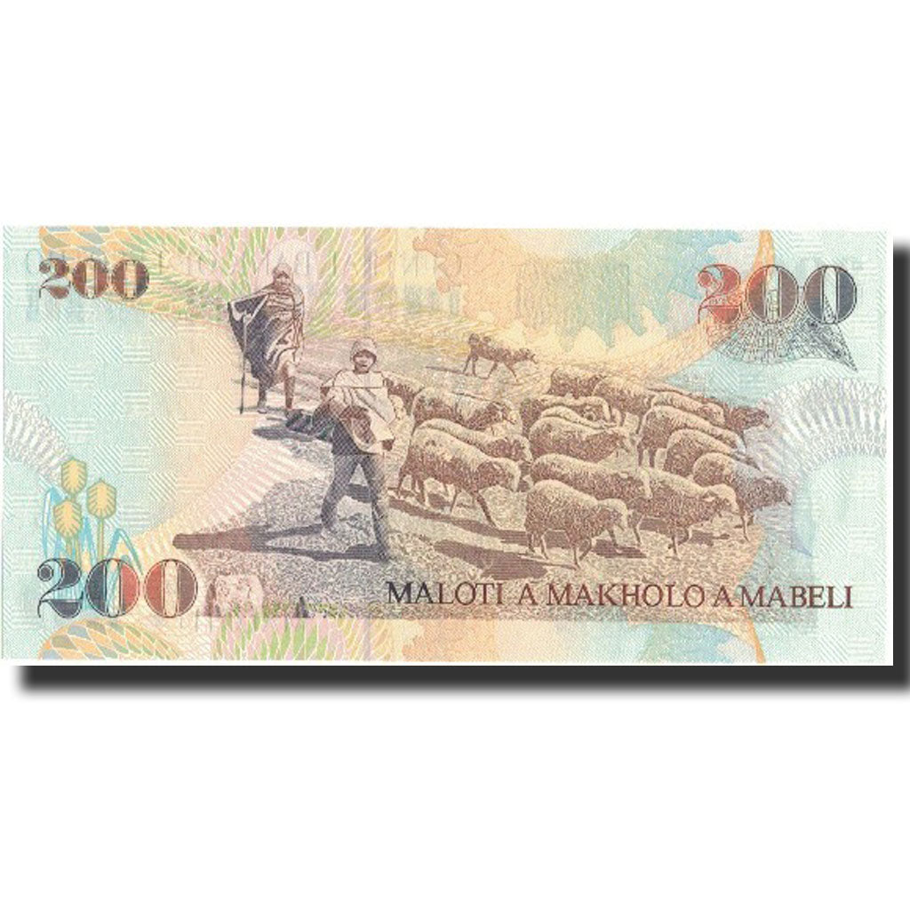 Banknote, Lesotho, 200 Maloti, 2001, 2001, KM:20b, UNC(65-70)