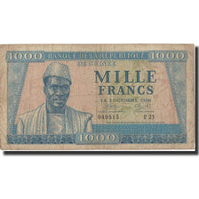 Billete, 1000 Francs, 1958, Guinea, KM:9, 1958-10-02, BC