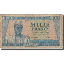 Banknote, Guinea, 1000 Francs, 1958, 1958-10-02, KM:9, VF(20-25)