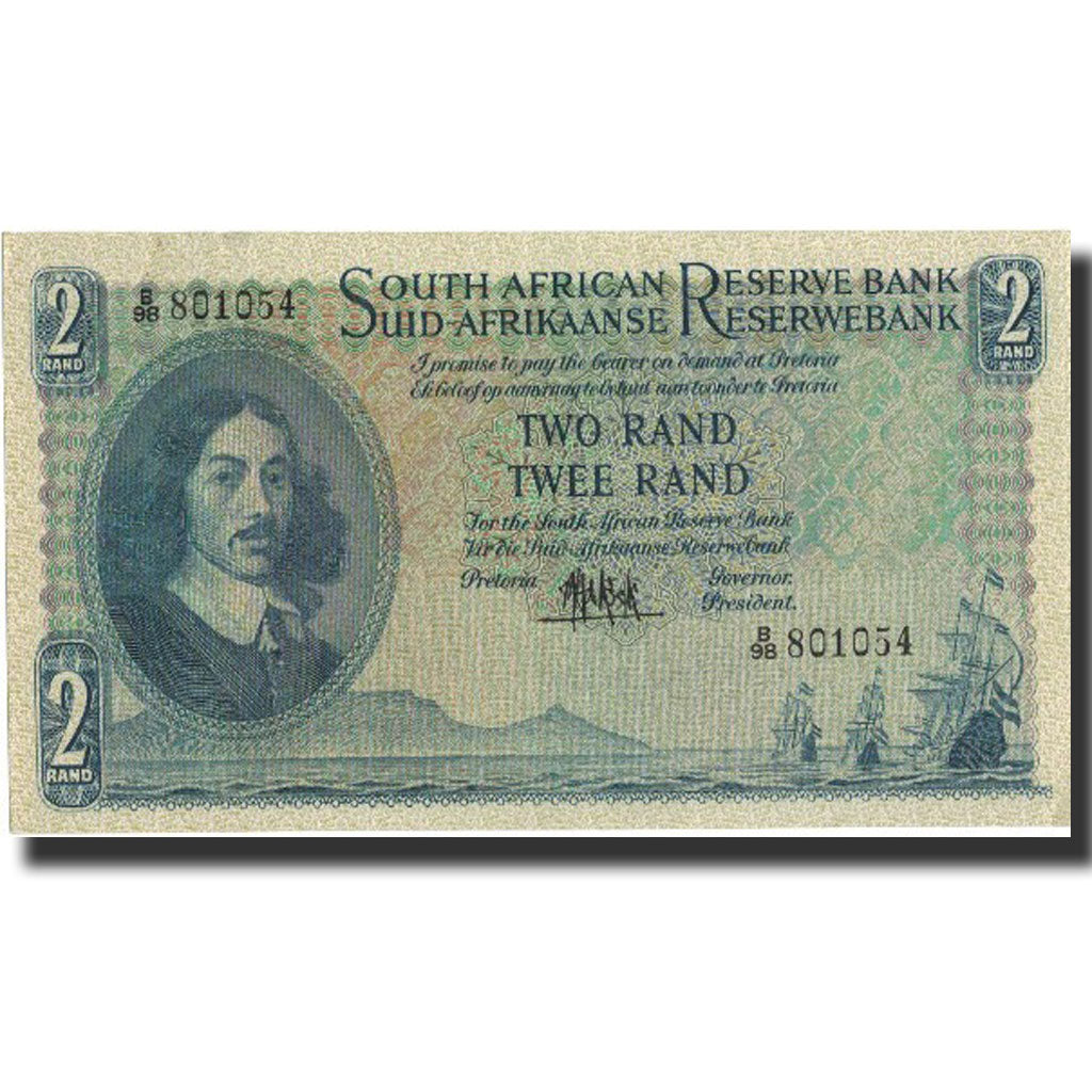 Banknote, South Africa, 2 Rand, 1961, 1961, KM:104a, UNC(64)