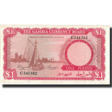 Billete, 1 Pound, Gambia, KM:2a, undated (1965-70), MBC+