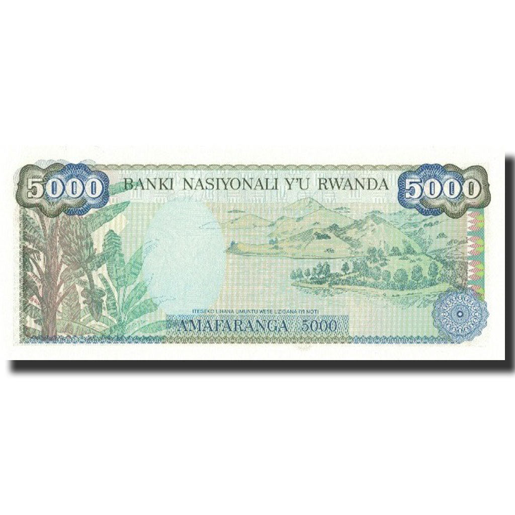 Banknote, Rwanda, 5000 Francs, 1988, 1988-01-01, KM:22, UNC(65-70)