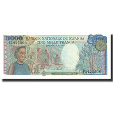 Banknote, Rwanda, 5000 Francs, 1988, 1988-01-01, KM:22, UNC(65-70)
