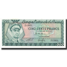 Geldschein, Ruanda, 500 Francs, 1974, 1974-04-19, KM:11a, UNZ