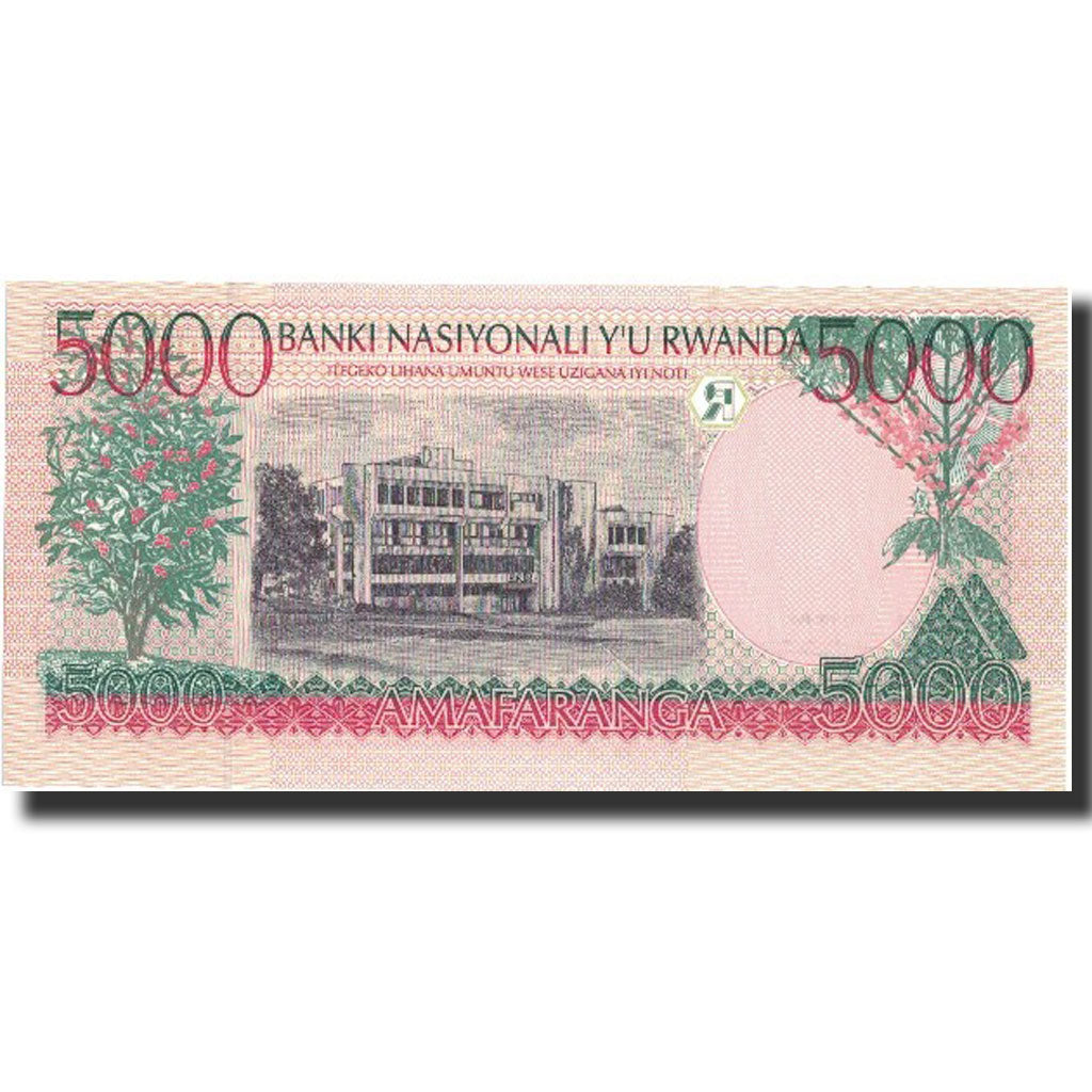 Banknote, Rwanda, 5000 Francs, 1998, 1998-12-01, KM:28a, UNC(65-70)