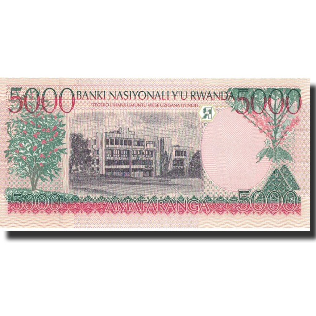 Banknote, Rwanda, 5000 Francs, 1998, 1998-12-01, KM:28a, UNC(65-70)
