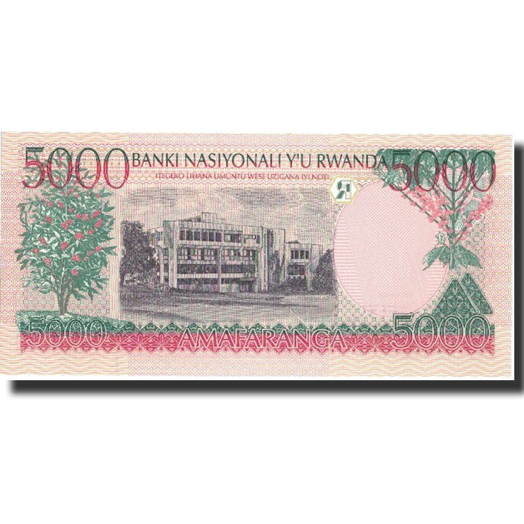 Banknote, Rwanda, 5000 Francs, 1998, 1998-12-01, KM:28a, UNC(65-70)