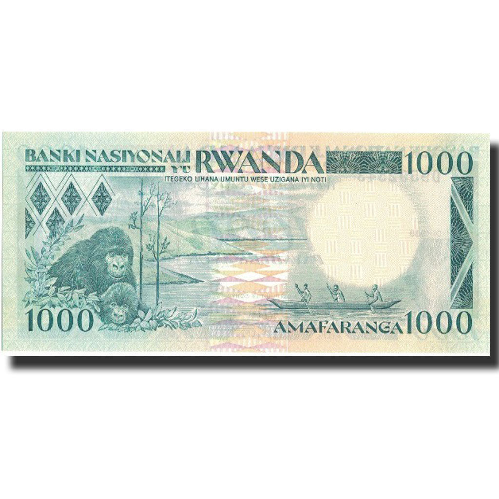 Billete, 1000 Francs, 1988, Ruanda, KM:21a, 1988-01-01, UNC