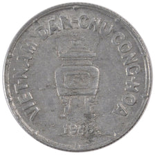 VIET NAM, 5 Hao, 1946, KM #2.1, AU(50-53), Aluminum, 2.58