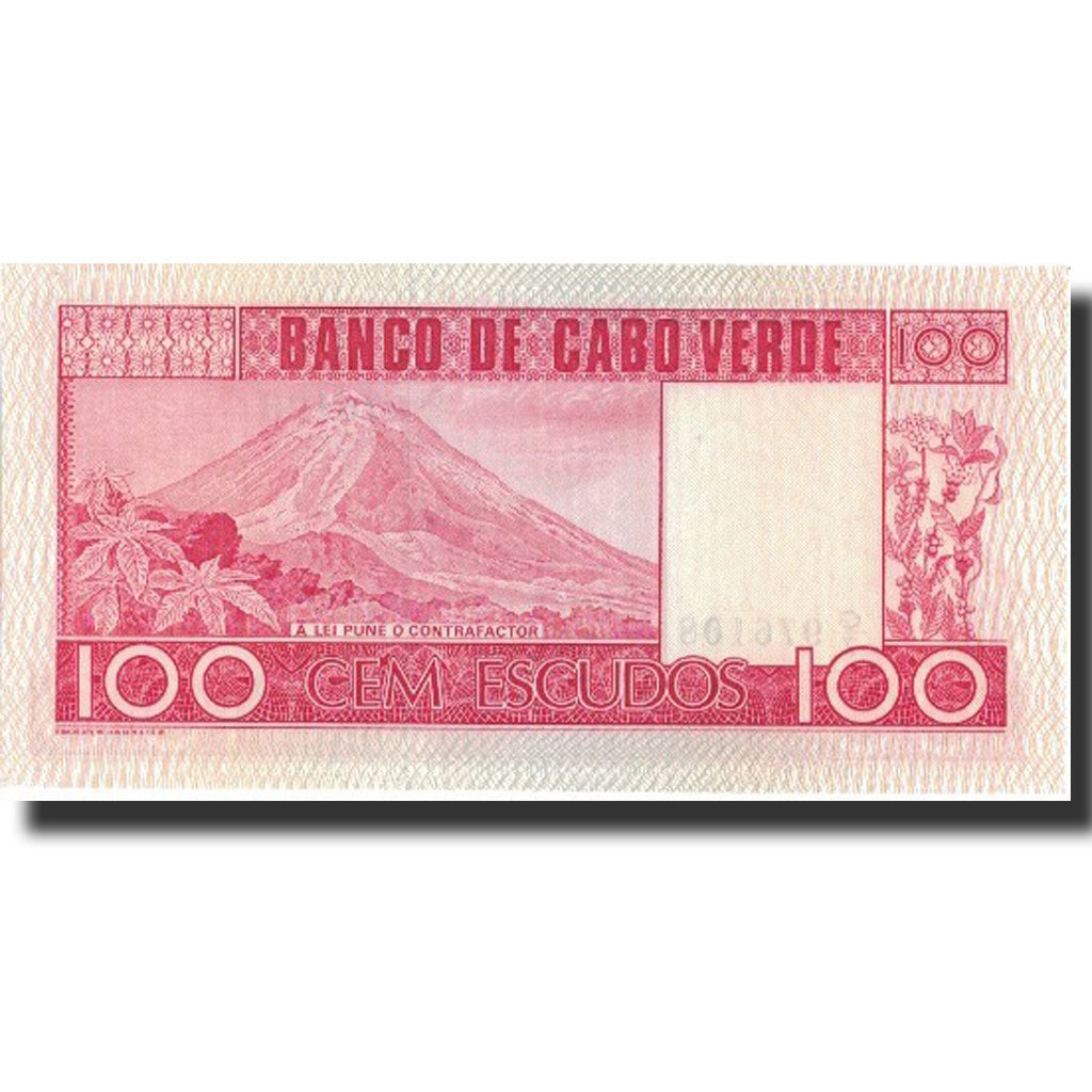 Banknote, Cape Verde, 100 Escudos, 1977, 1977-01-20, KM:54a, UNC(65-70)