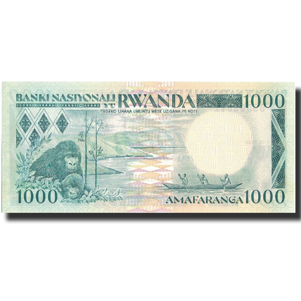 Banknote, Rwanda, 1000 Francs, 1988, 1988-01-01, KM:21a, UNC(65-70)