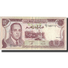 Banknote, Morocco, 10 Dirhams, 1985, 1985, KM:57b, AU(50-53)