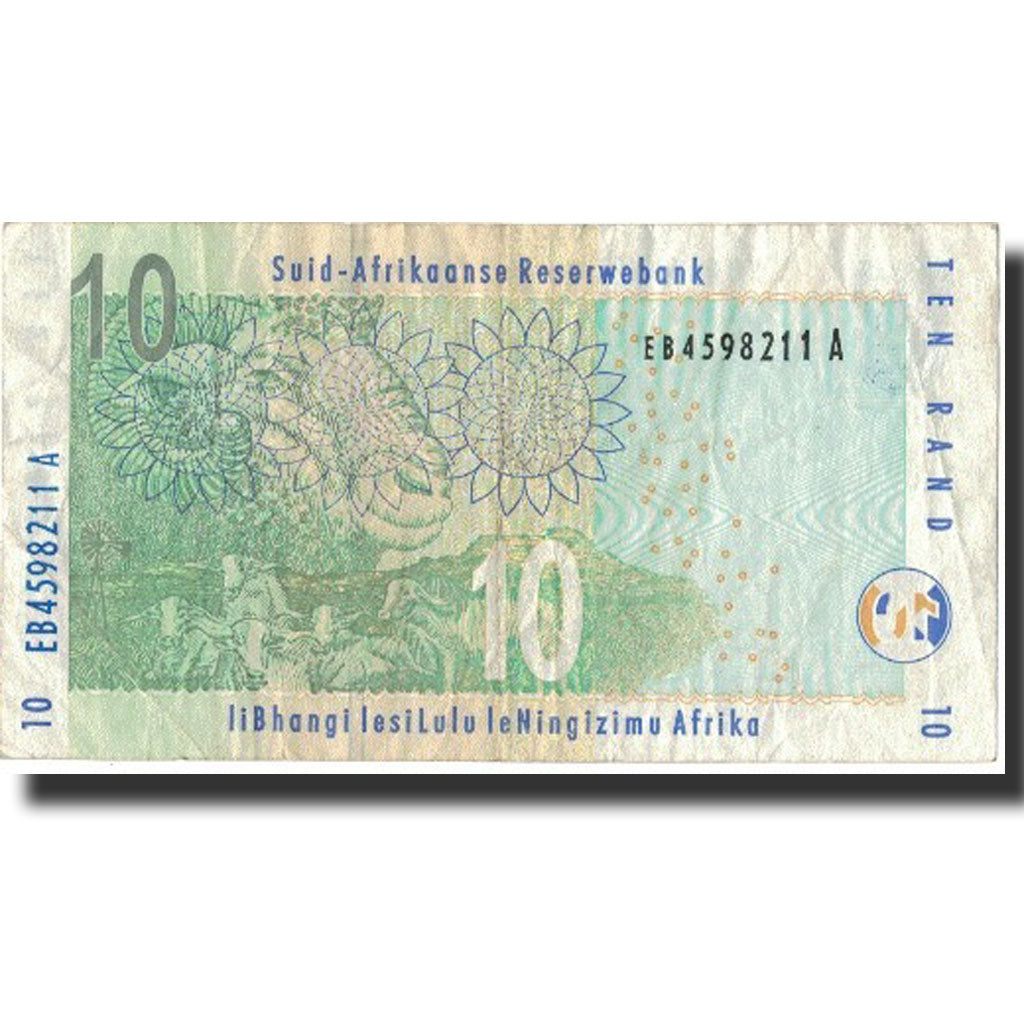 Banknote, South Africa, 10 Rand, 1999, 1999, KM:123b, EF(40-45)