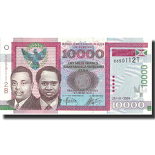 Billet, Burundi, 10,000 Francs, 2004, 2004-10-25, KM:43a, SPL+