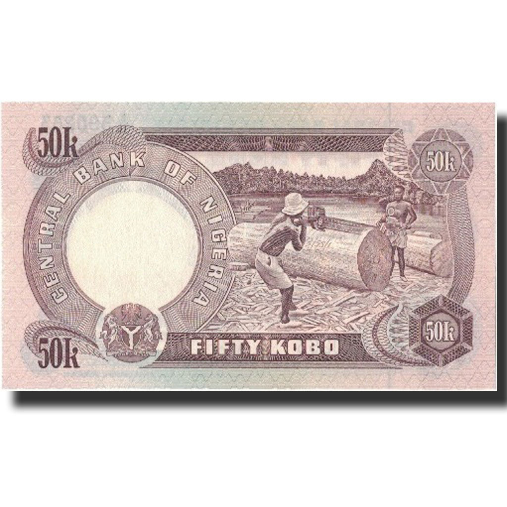 Banknote, Nigeria, 50 Kobo, 1973-1978, Undated (1973-1978), KM:14g, UNC(65-70)
