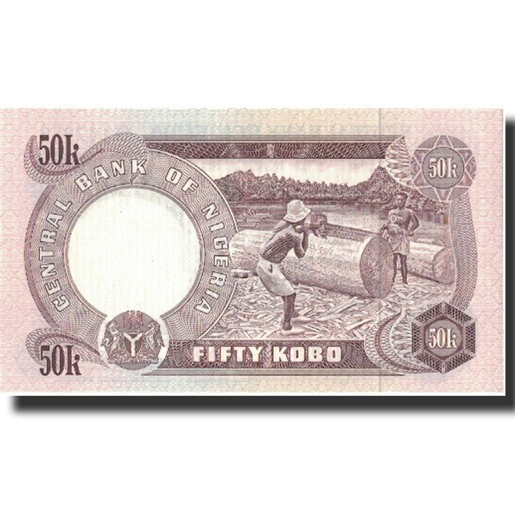 Banknote, Nigeria, 50 Kobo, Undated (1973-78), KM:14d, UNC(65-70)