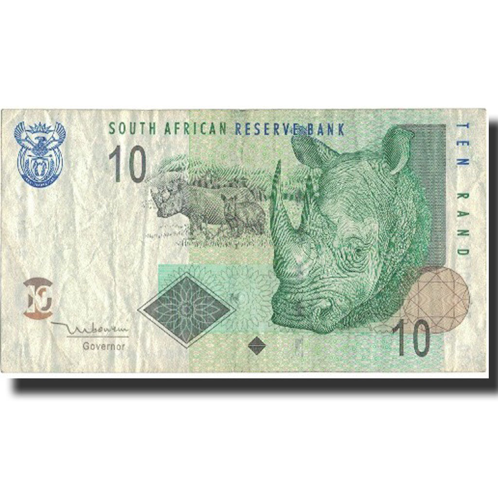 Banknote, South Africa, 10 Rand, 1999, 1999, KM:123b, VF(30-35)