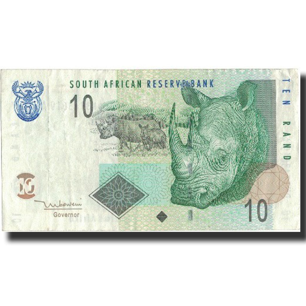Banknote, South Africa, 10 Rand, 1999, 1999, KM:123b, AU(50-53)