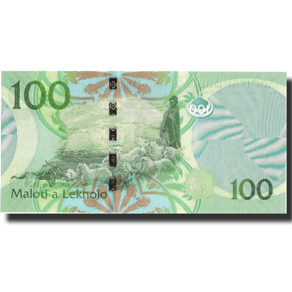 Geldschein, Lesotho, 100 Maloti, 2010, 2010, KM:24, UNZ-
