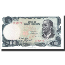 Banknote, Equatorial Guinea, 5000 Bipkwele, 1979, 1979-08-03, KM:17, UNC(65-70)