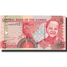 Banconote, Gambia, 5 Dalasis, Undated (2001), KM:20c, FDS