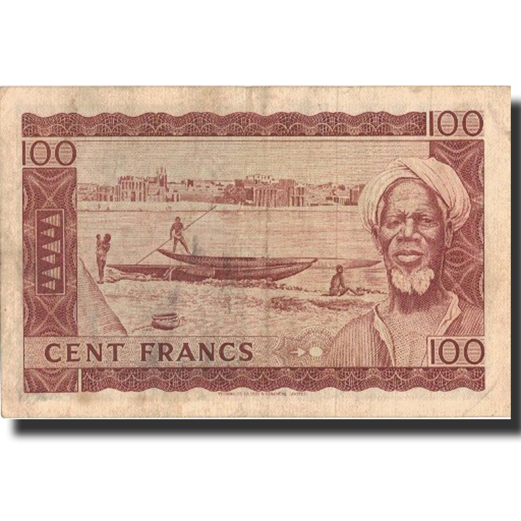 Banknote, Mali, 100 Francs, 1960, 22.9.1960, KM:7a, EF(40-45)