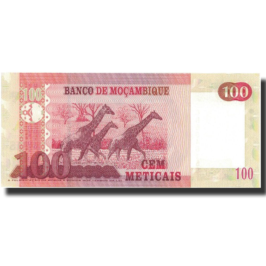Banknote, Mozambique, 100 Meticais, 2006, CB6348158, KM:145a, UNC(65-70)