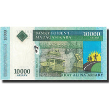 Geldschein, Madagascar, 10,000 Ariary, Undated (2003), KM:85, UNZ