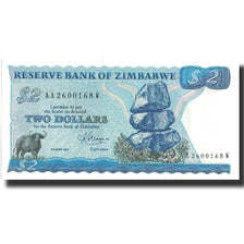 Banknote, Zimbabwe, 2 Dollars, 1983, 1983, KM:1b, UNC(65-70)
