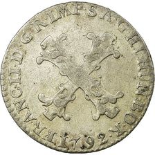 Moneda, PAÍSES BAJOS AUSTRIACOS, Franz II, 10 Liards, 10 Oorden, 1792