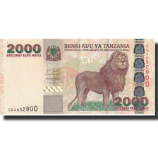 Billet, Tanzania, 2000 Shilingi, Undated (2003), KM:37a, SPL