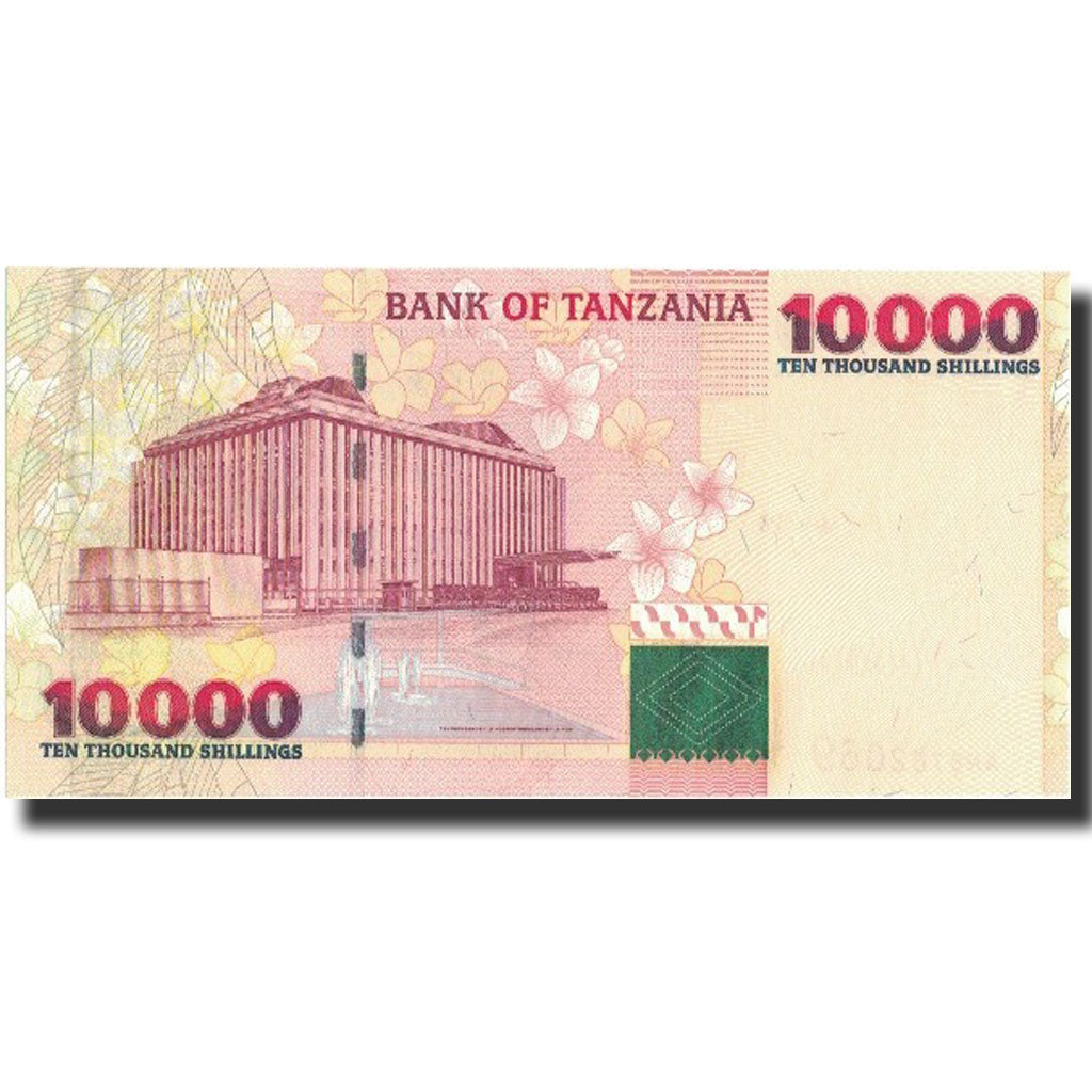 Banknote, Tanzania, 10,000 Shilingi, Undated (2003), KM:39, UNC(65-70)