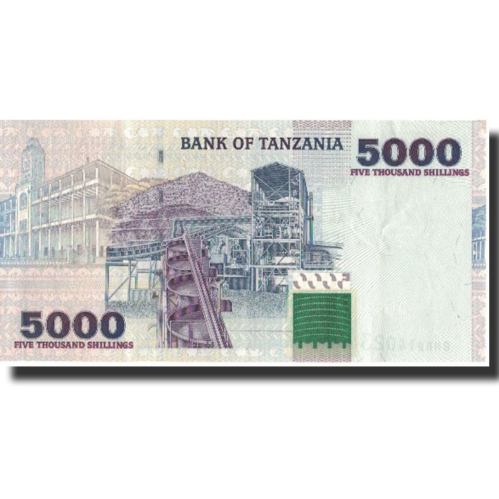 Banknote, Tanzania, 5000 Shilingi, Undated (2003), KM:38, UNC(60-62)