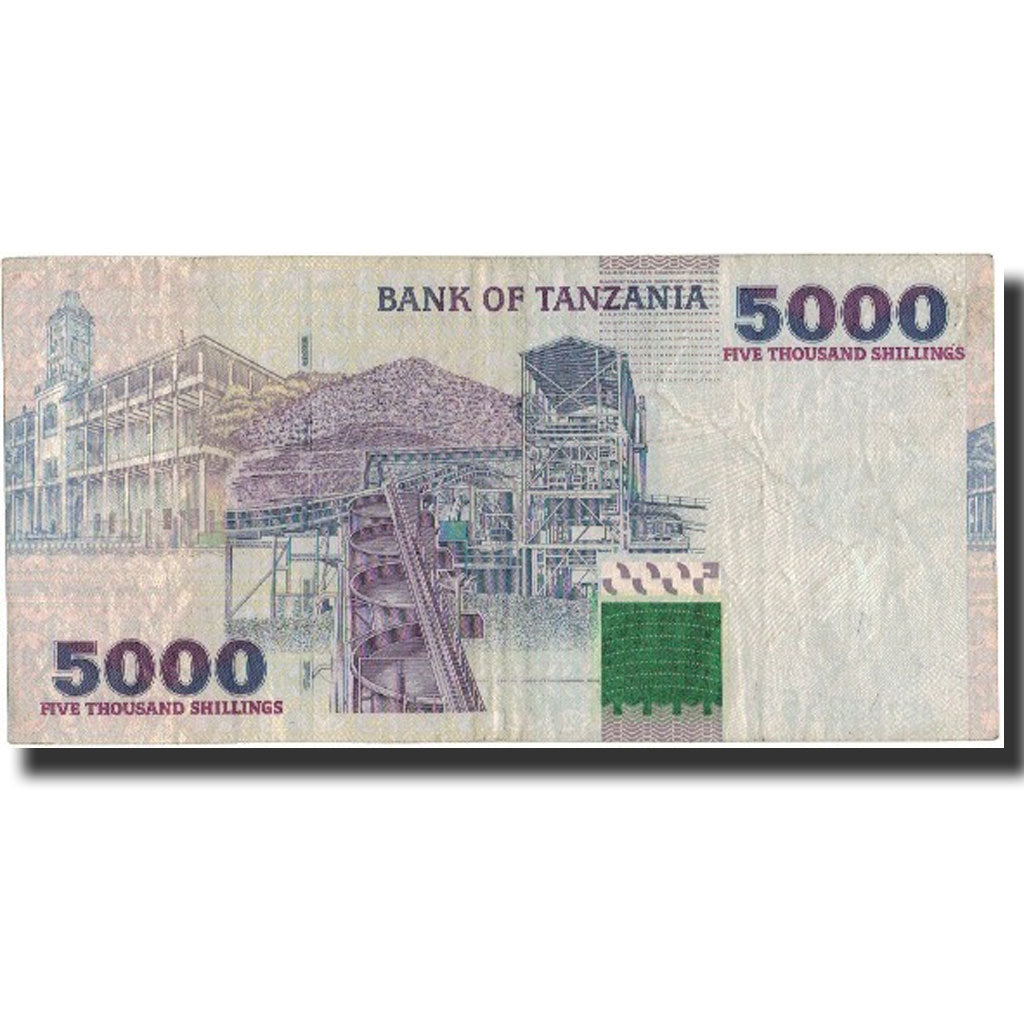 Banknote, Tanzania, 5000 Shilingi, Undated (2003), KM:38, EF(40-45)