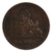 BELGIUM, Centime, 1861, KM #1.2, AU(50-53), Copper, 2.04