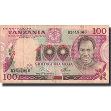 Billete, 100 Shilingi, Undated (1977), Tanzania, KM:8a, MBC