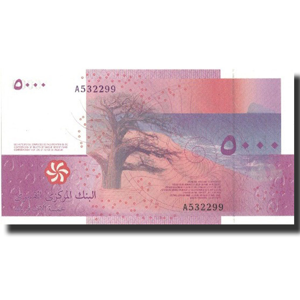 Banknote, Comoros, 5000 Francs, 2006, 2006, KM:18, UNC(65-70)